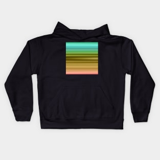 Elegant rainbow stripes Kids Hoodie